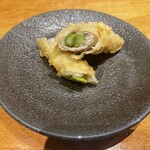 ダイナミックキッチン＆バー 燦 - アスパラガス豚巻き天ぷら