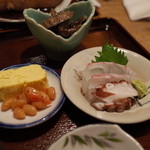 Marufuku - まる福のまる福定食、お造りと一品（14.08）