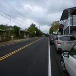 Holuakoa Gardens and Cafe - お店の前の道路