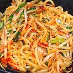 ほっともっと - 辛旨台湾まぜ麺  まぜ後