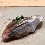 すしやのたい悟 - 長崎の鯵さんでーす。