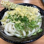 はなまるうどん - 料理写真:うどん中&ちくわ磯辺揚げ 650円