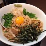 おおぜき中華そば店 - 冷やし納豆まぜそば