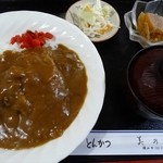 とんかつ美乃家 - かつカレーセット（900円）