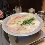 遊山 - 明太子もつ鍋。美味し。