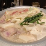 遊山 - 明太子もつ鍋。美味し。