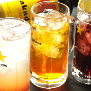 単品飲み放題2,000円（税込）｜仕事帰りのサク飲みにもぜひ