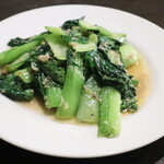 肉料理専門ビストロ　ZEXAL - 青梗菜のニンニク炒め（食べ放題）