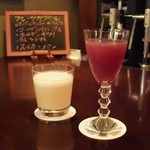 漱流 - メロンのカクテル＆ぶどうのカクテル