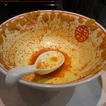 蒙古タンメン中本 - 北極ラーメンには凄い量のニンニクが…（2014/8）