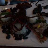 中納言 千日前味楽館 - 伊勢海老の活造り