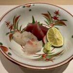 鮨 ひろ海 - お造り明石の鯛・鰹