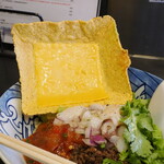 弘明寺丿貫 - トルティーヤの裏にはチェダーチーズ