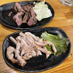 長浜やっさん - 牛さがり、豚塩ホルモン