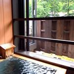 本家伴久 - 部屋風呂からの眺望(2014.Aug)