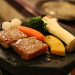 本家伴久 - とちぎ和牛石焼き (2014.Aug)