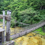 本家伴久 - 部屋（國時）からかずら橋を望む(2014.Aug)