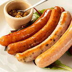 ソーセージの盛り合わせ