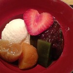 銀座ろくさん亭 - あんみつ風デザート