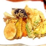 蕎麦 流石 - 無農薬野菜の天麩羅