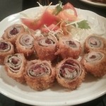 一代屋 - 豚と紫蘇の巻き揚げ♪