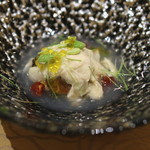 トゥ・ラ・ジョア - 活鮃の生湯葉風味　(2014/08)