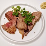 肉×ワインビュッフェ Bistro CinqCes - 6000円コース★A4道産黒毛和牛ロースのステーキ