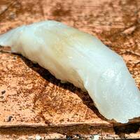 鮨 こしかわ - ヒラメ昆布じめ（大分県産）