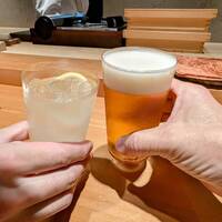 鮨 こしかわ - カンパ～イ♪