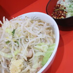 ラーメン二郎  朝倉街道駅前店 - 小ラーメン＋ニンニク少し＋大分県産ネギ