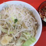 ラーメン二郎  朝倉街道駅前店 - 小ラーメン＋ニンニク少し＋大分県産ネギ