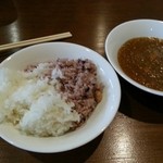 とうふ坊 - カレーセットです。