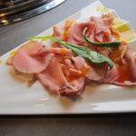 飛騨牛一頭家 馬喰一代 - 試食のハム