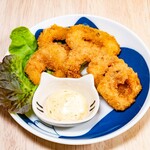 猫ダイニングＡ・caT - 「イカリングフライ」柔らかいイカリングフライをタルタルソースでどうぞ