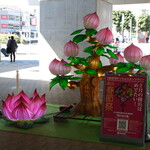 丿貫 - JR関内駅前の春節飾り（2月いっぱい展示）