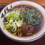 そば処 亀島 - 春菊天そば