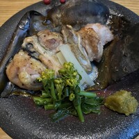 日本を食す 引算 - 鶏肉と牡蠣