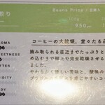 山羊コーヒー - コーヒーメニュー表②