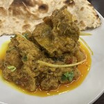 Handi レストラン - シャルジャムゴーシュトはこんな感じ