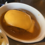 カレーバー・ガク - ミニチーズハンバーグ