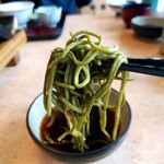 元祖 瓦そばたかせ ごはん処りゅう庵 - 特製つゆ茶そばリフト