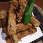 野崎屋 - ごぼう揚げ。ごぼうに下味がついてる。丁寧な仕事。