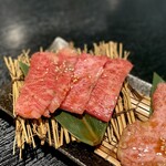 炭火焼肉 牛のまるやま - 常陸牛上カルビ