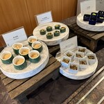ガーデニア(ホテルマイステイズプレミア成田) - 筍土佐煮　からし菜お浸し　胡麻せりとゼンマイ煮他