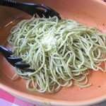 ヒュッテ大槍 - 夕食のジェノベーゼ(取り分け前)