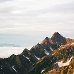 ヒュッテ大槍 - 前穂高方面