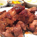 やきとり かちがらす - 名物骨付きカルビ♪