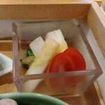 ろくもん - うど・アスパラ辛子酢味噌