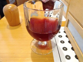 ROKUMON - 歡迎飲品（稍微喝過之後）