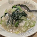 横浜大飯店 - 青梗菜の蟹肉あんかけ